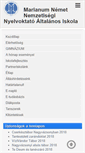 Mobile Screenshot of marianum.hu