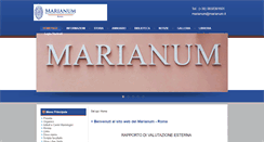Desktop Screenshot of marianum.it