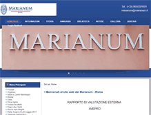 Tablet Screenshot of marianum.it